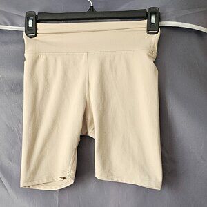 XS /SM JOAH BROWN SUEDED YUMA BIKER SHORTS